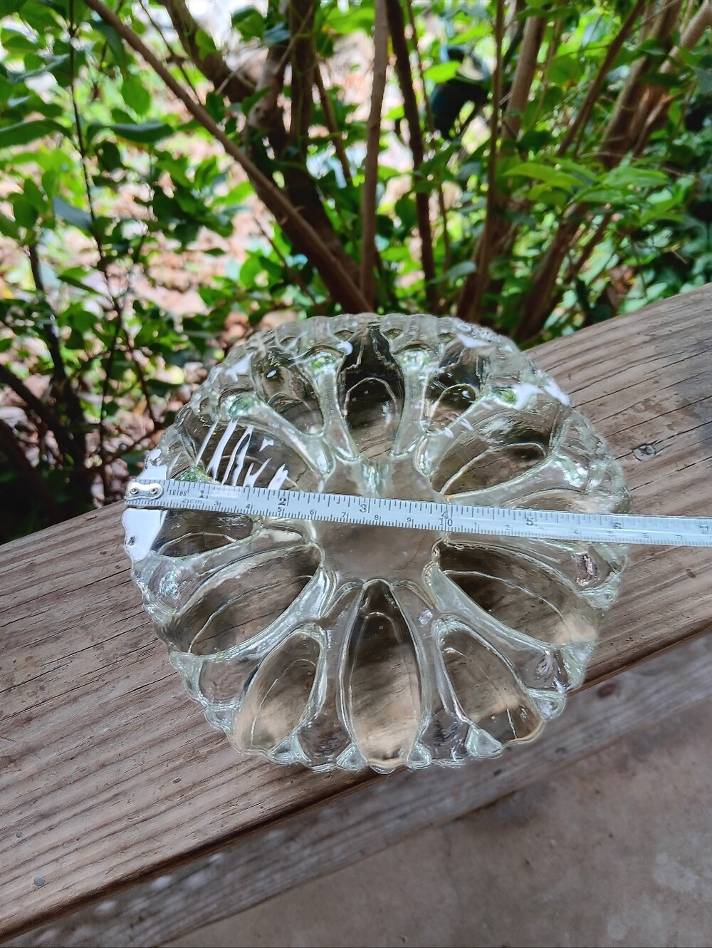 Vintage Bel Mondo Ice Clear Glass Riser - Picture 4 of 5